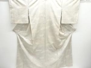 地紙に花唐草模様織り出し西陣お召着物